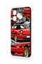 Realme C53 Compatible Red Supra Patterned Silicone Case - 4
