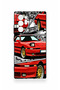 Samsung Note 20 Ultra Compatible Red Supra Patterned Silicone Case - 2