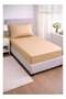 2-Piece Striped Microfiber Fitted Sheet Set Single 90x200cm – Soft Elastic Deep Pocket 17cm Bedsheet