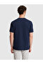 Navy Blue Regular Fit 100% Cotton Crew Neck T-Shirt 50327872-Vr033 - 5