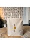 Tezhib Pattern 11 Printed Fabric Shoulder Bag - 35X40 cm