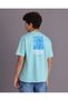 Senior Boys Blue Printed T-Shirt - 3
