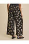 Senior Girls Black Jacquard Festive Trousers - 3