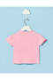 Infant Girls Pink Printed T-shirt - 4