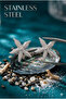 Silver Color Sea Star Model Steel Earrings