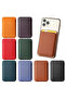 iPhone 11 12 13 14 15 16 17 Pro Plus Pro Max Magnetic Holder Leather Magsafe Wallet Card Holder Case - 3