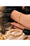 Gold Color Twist Chain Bracelet