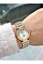 Special Design Steel Cord Silver-Gold Color Women Wrist Watch Es6951Mr - 2
