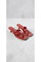 Flip-Flop Style Blunt-Toe Heeled Slippers