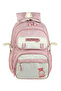 Pink School Backpack with Logo Cover, Thermal Lunch Bag and Pencil Holder Triple Set - 3