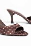 Pissa Polka Dot Women's Heeled Slippers - 2