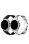 LL Silver Stainless Steel Link Smartwatch Band Compatible with Samsung Galaxy Watch 8 Classic with Adjustable Fit Replacement Strap for Daily Wear - 2