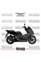 ملصق تزييني لدراجة هوندا PCX 2021-2024، طقم جاهز لتزيين المحرك بلونين، جودة عالية