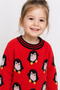 Penguin Patterned Girls' Sweater 23212