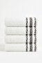 Set of 4 Hand and Face Towels 50X90 cm Leopard Elegance - 6