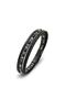 Black Madagascar Stone 316L Steel Lockable Multi-Layer Braided Leather Men's Bracelet 18392B9D25 Non-Tarnish - 5