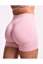 شورت بتصميم V-Shape Covert Scrunch، مزين برباط، لون وردي - 4