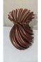 Silk Wave Spiral Bioplastic Vase – Unbreakable Decorative Modern, Minimalist Home Accessory Bronze (Flowers Not Included) - 4
