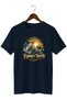 Fishing Is Therapy Printed Unisex T-Shirt Fishing Outdoor Sea Fish Themed Crew Neck