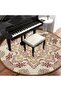 Decorative Antiskid Round Mat Multicolour 120x120cm - 3