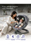 Electric Baby Swing with Bluetooth Music, Remote Control & 5-Speed Rocking - 8