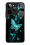 Gm Era 30 Turquoise Galaxy Butterfly Design Glossy Phone Case