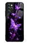 Omix X700 Purple Galaxy Butterfly Design Glossy Phone Case