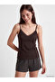 Vizyon New Season Lace Detailed String Strap Women's Undershirt