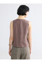 Nevavm V-Neck Linen Blend Women's Classic Vest with a Difference - 4