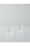 Clarus Glass Set of 2 260 ml Transparent