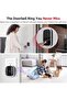 No Battery Required Wireless Doorbell, Waterproof Door Bell Kit, 500ft Range, 38 Chimes, 4 Levels Volume, LED Flash - 6