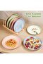 SKY-TOUCH Unbreakable Dinner Plates Set of 4 - 3