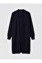 Alita City Lcw Modest Navy Blue Knitwear Plain Long Women's Cardigan with a Difference - 5