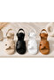 Sandals Buckle Daily Black Stylish Sandals Comfortable Flexible Sole Zyn236 - 4