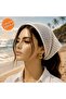 Crochet Daisy Patterned Bandana and Women's Mesh Knitted Bandana 2-Piece Combination - 3