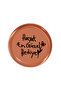 "Life Is the Best Gift" Coasters Salmon, Set, Tableware Accessory - 2