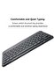 Rechargeable Bluetooth Keyboard and Mouse Combo Ultra-Slim Portable Compact Wireless Mouse Keyboard Set - 5