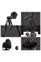 2234 Professional Aluminium Alloy Tripod Stand – Adjustable Height with 3-Way Swivel Pan Head - 3