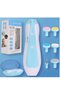 Baby Nail Clippers, Safe Electric Baby Nail File Kit for Newborns, Toddlers, Toes and Nails Care, Polishing and Trimming, 6 Grinding Heads and LED Light, Pink - 6