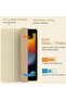 iPad 10.2 Case for 9th/8th/7th Generation (2021/2020/2019) - Slim Translucent Hard PC Protective Smart Cover with Stand - Gold - 3