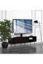 Universal TV Stand/Base Table Top TV Stand with Wall Mount for 27 to 55 inch 9 Level Height Adjustable, Heavy Duty Tempered Glass Base - 2