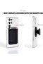 Clear Magnetic Case for Samsung Galaxy S22 Ultra Compatible with Magsafe Card Wallet& Wireless Chager - 3