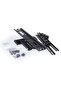 Full Motion LCD LED TV Wall Mount Bracket for 26-55 Inch TVs with 180° Rotation & 15° Tilt, Black - 5