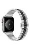 Compatible with Apple Watch Band Series 5 44mm 42mm, Stainless Steel iWatch Band with Butterfly Folding Clasp for Watch Band Series 5/4/3/2/1 - 2