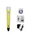 3D Drawing Pen with Display, Adjustable Speed & Temperature, Includes 20 Colorful PLA Filaments - 3