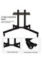 Economical Series TV Cart/Mobile TV Stand with Rolling Casters and Shelf, Max VESA 600x400 - 2