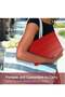 iPad 10.2 Case - Slim Translucent Hard PC Protective Smart Cover with Stand for iPad 9th/8th/7th Generation (Red) - 6