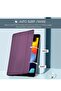 iPad 10.2 Case - Slim Translucent Hard PC Protective Smart Cover with Stand for iPad 9th/8th/7th Generation (Purple) - 4