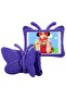 iPad Mini Case, iPad Mini 2/4 Case for Kids, Butterfly Wings Kickstand Protective Cover - Purple