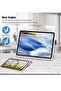 iPad 10th Generation Case 2022 with Pencil Holder - Soft TPU Back Protective Smart Trifold Stand Cover - 4